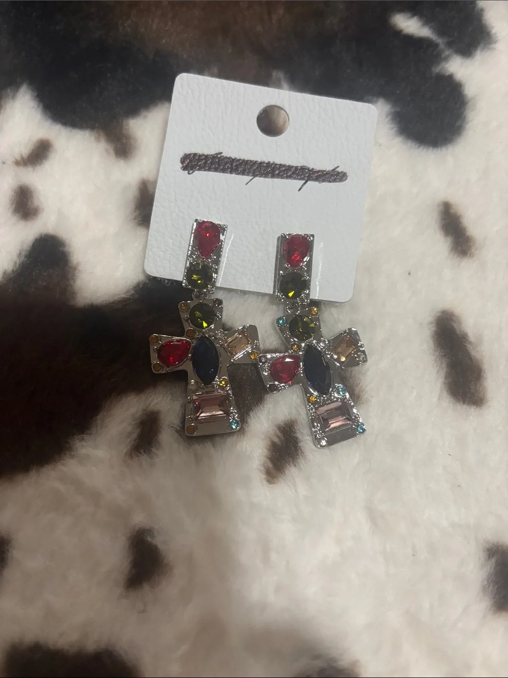 Free People Cross earrings